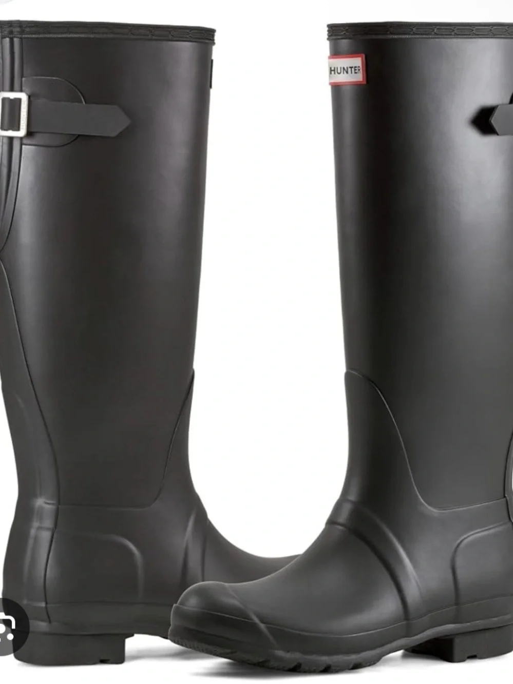 Hunter Women's Tall Black Rain Boots